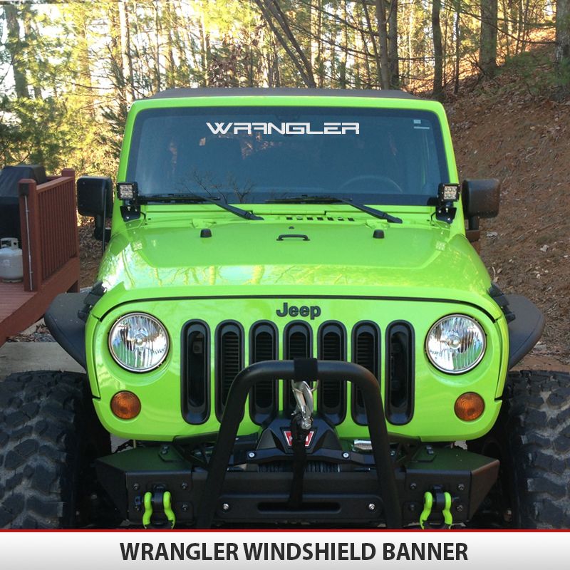 Windshield decal jeep wrangler #1